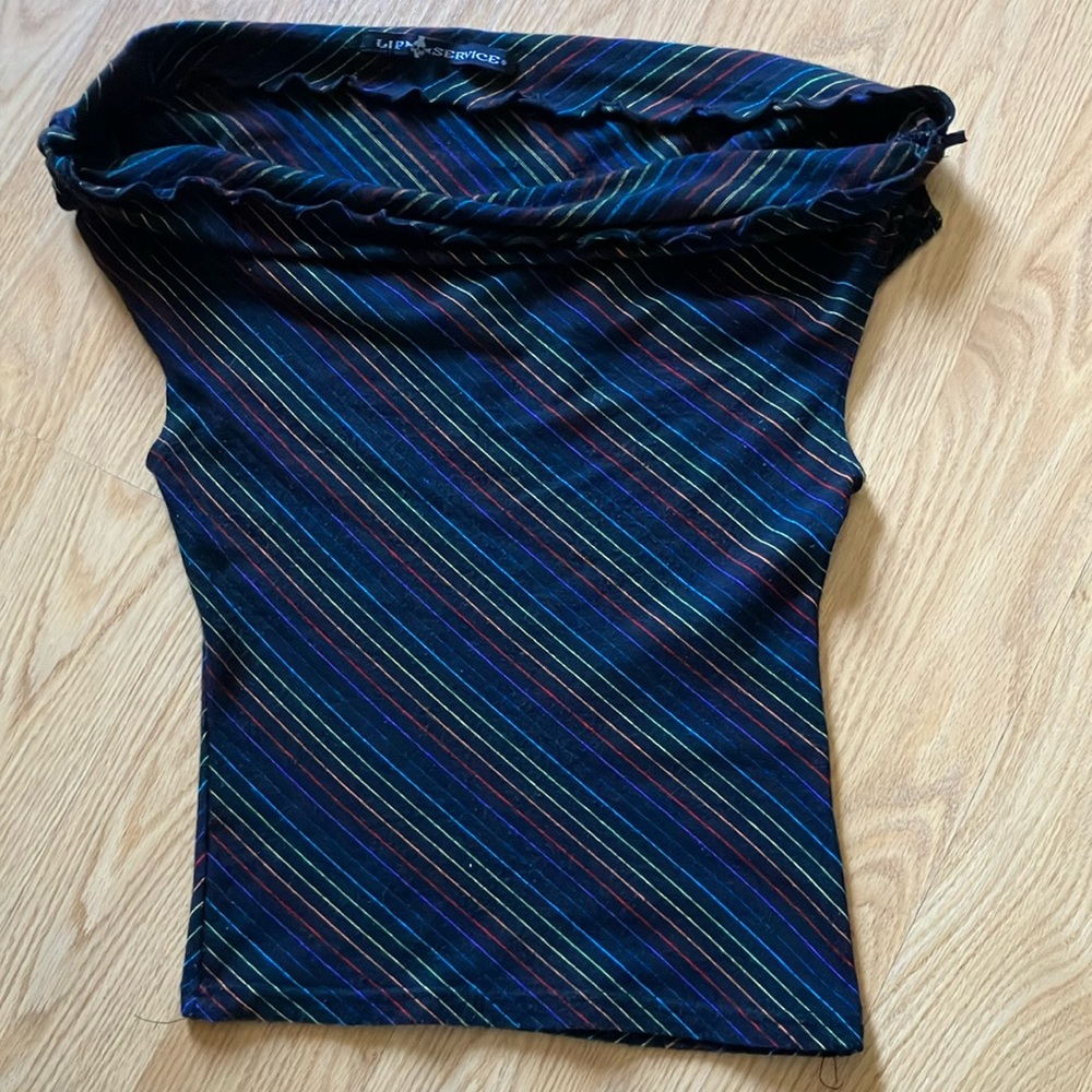 Lip Service Multicolor Striped Top